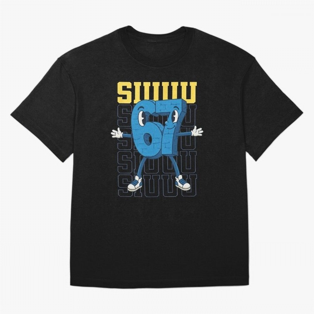 Funny Siuuu 67 Six Seven Soccer Shirt Oversized T-Shirt Create the FIFA World Cup 2026 Journey through Haaland Highlights, England and Germany Pride, Soccer Culture, Superstar Moments, National Team Dreams and Competitive Fire; Made for Die Hard
