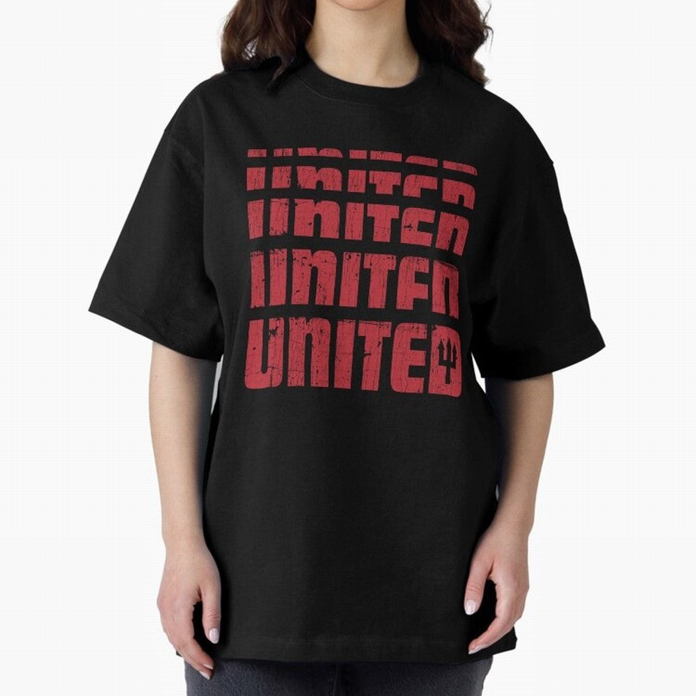United United United Oversized T-Shirt Follow the Road to Match Day Hype around FIFA World Cup 2026 USA Canada Mexico, CR7 and Messi, England and Germany, Soccer Culture, Superstar Moments, National Team Dreams and Competitive Fire; Ideal for