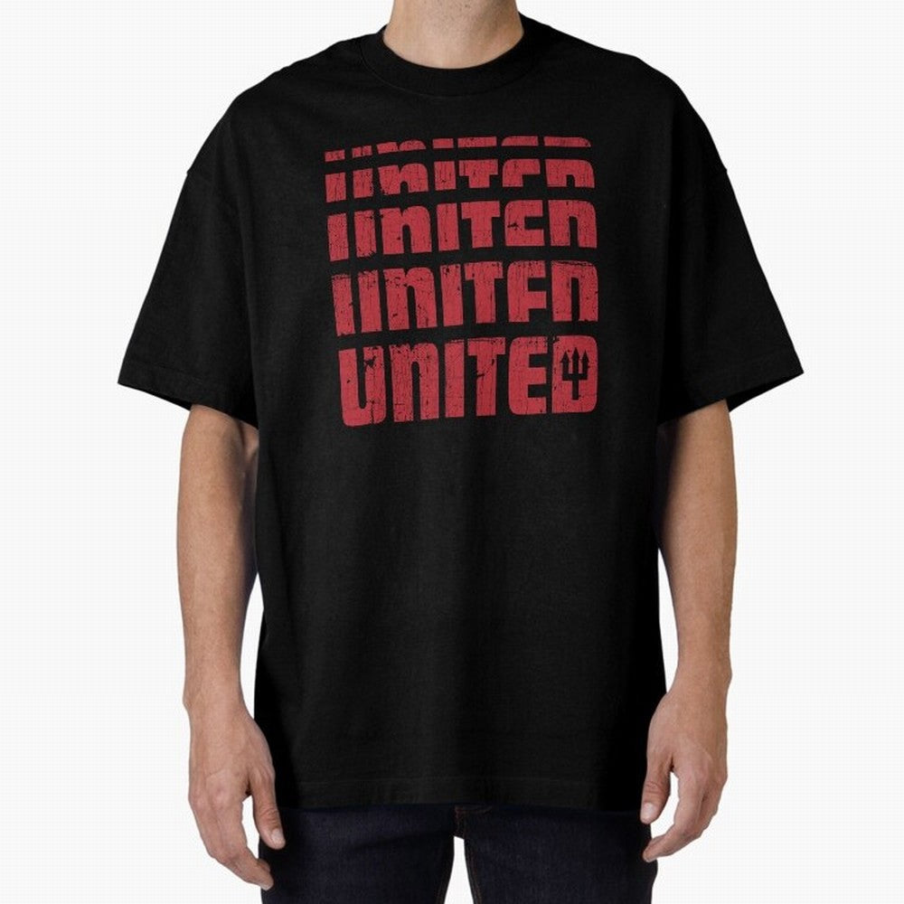 United United United Oversized T-Shirt Follow the Road to Match Day Hype around FIFA World Cup 2026 USA Canada Mexico, CR7 and Messi, England and Germany, Soccer Culture, Superstar Moments, National Team Dreams and Competitive Fire; Ideal for