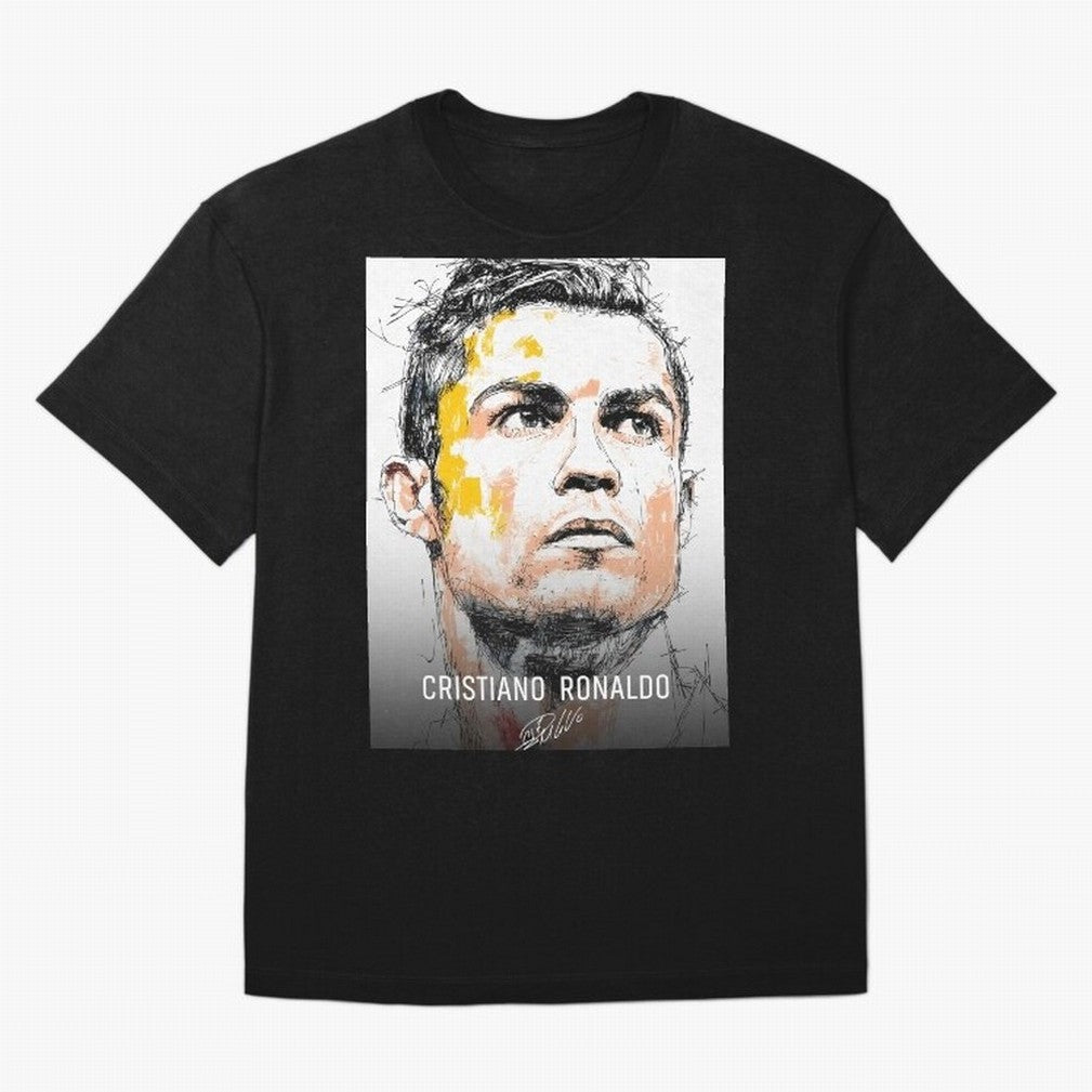 Cristiano Ronaldo Cr7 Football Soccer Player Icon Legend Power Oversized T-Shirt Bring Legendary Rivalry Energy to Global Football Passion for FIFA World Cup 2026 Group Stage, Connected to Neymar, Haaland and Cristiano Ronaldo, Brazil, Portugal and