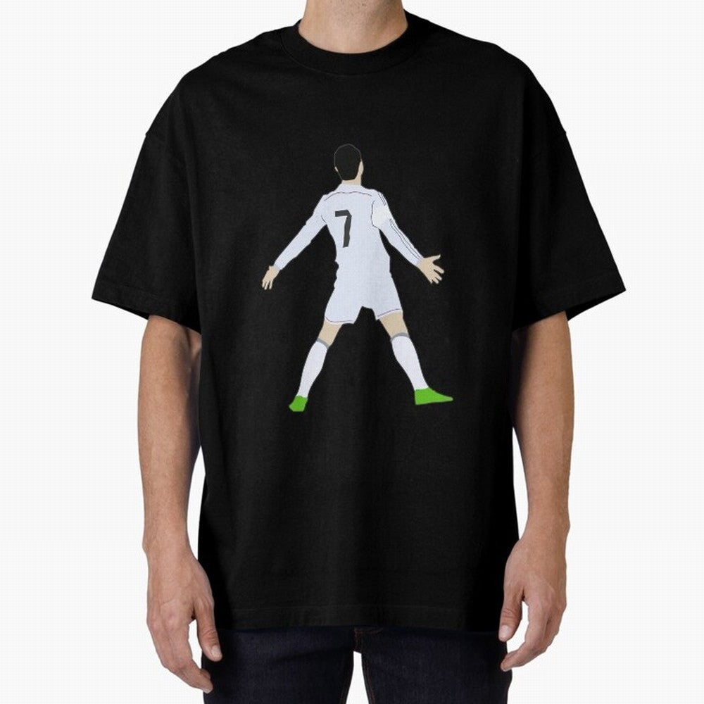 Cristiano Ronaldo Oversized T-Shirt Make Your Look Match FIFA World Cup 2026 USA Canada Mexico Spirit, Driven by Argentina and Brazil, Mbappe and Neymar, Football Passion, Legendary Performances, Festival Vibes and Supporter Community; Great for