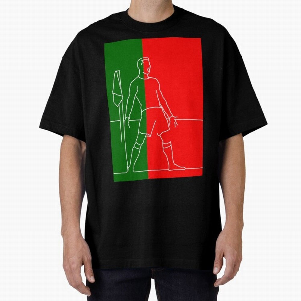 Siuuu! (color) Oversized T-Shirt Turn Football Passion into the FIFA World Cup 2026 Journey through Mbappe and Neymar Highlights, England and Germany Pride, Match Day Excitement, Supporter Culture, Golden Goals and Global Football Passion; Great