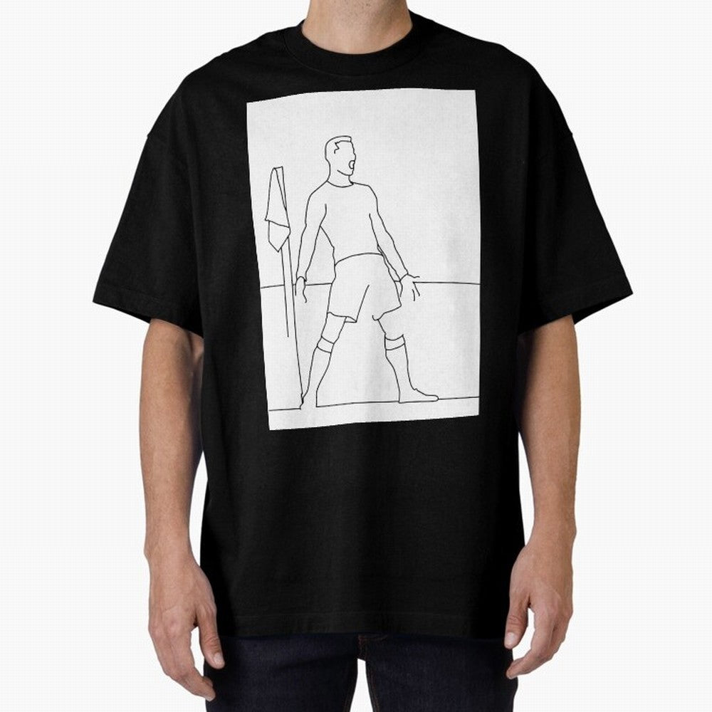 Siuuu! Oversized T-Shirt Make Your Look Match FIFA World Cup 2026 Group Stage for Fans of CR7 and Argentina and Brazil, Bringing Global Supporter Spirit, Legendary Goals, National Colors and Tournament Celebration; Ideal for Fans Who Follow Messi,