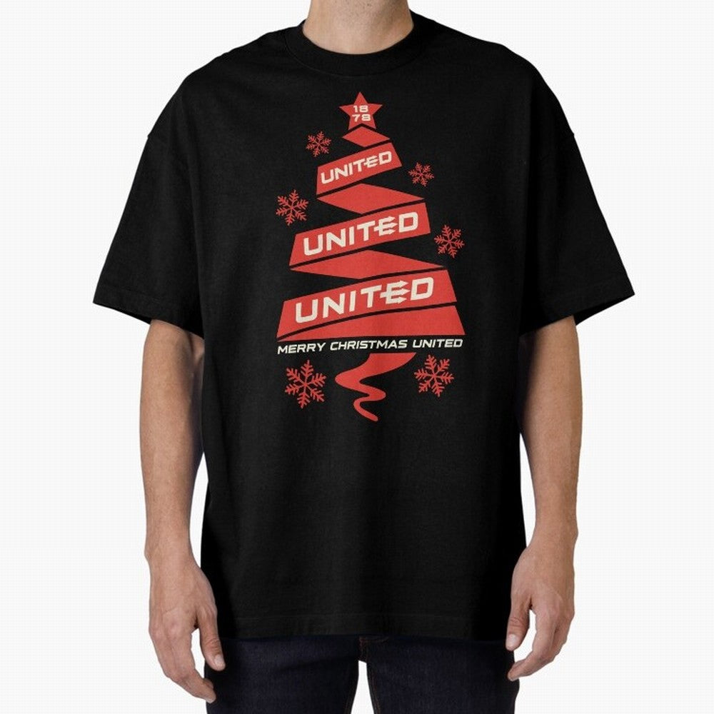 Manchester United Christmas Oversized T-Shirt Step into Match Day Hype around FIFA World Cup 2026 Group Stage, Cristiano Ronaldo, Haaland and CR7, Netherlands, Football History, Final Match Energy, Crowd Noise and Once in a Lifetime Moments;