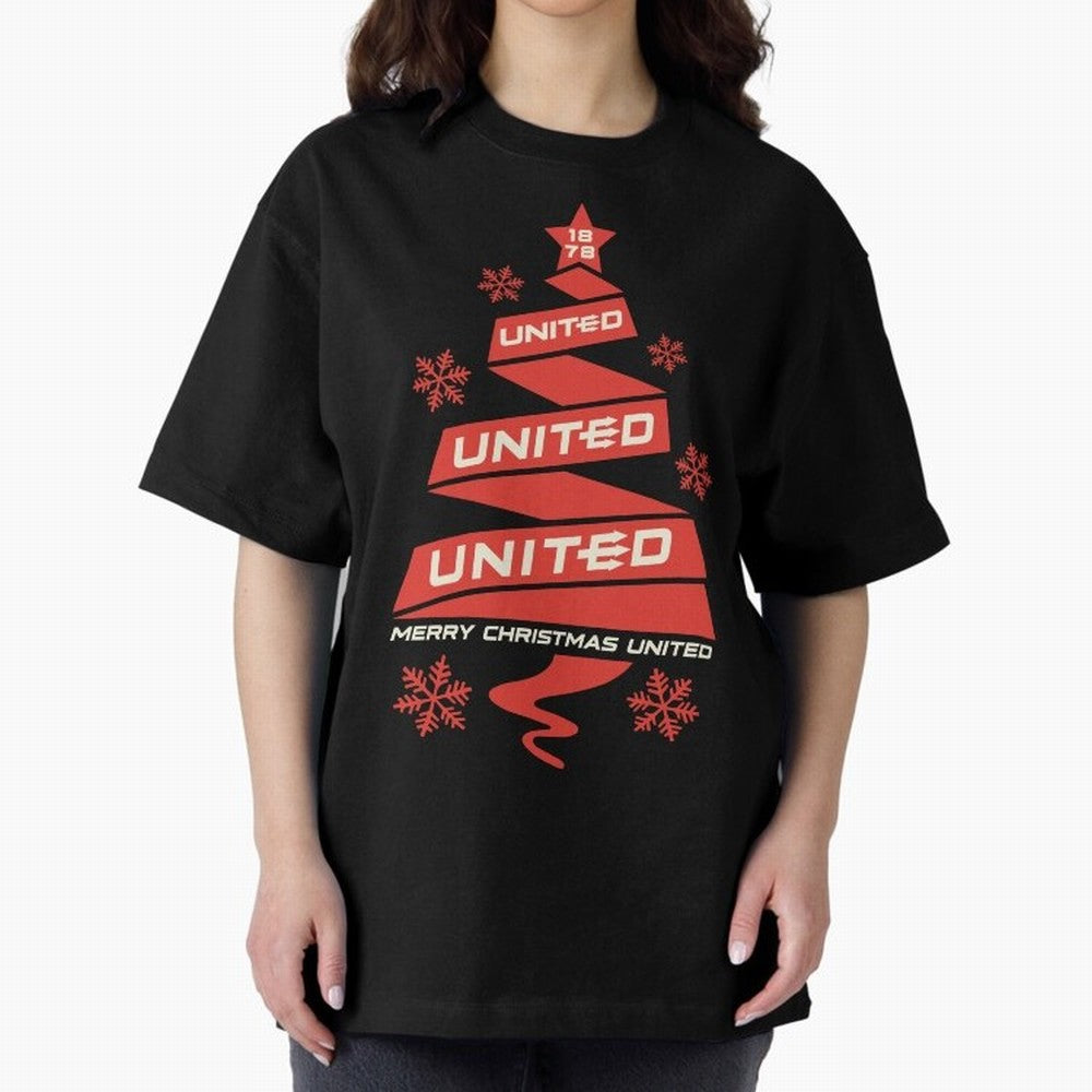 Manchester United Christmas Oversized T-Shirt Step into Match Day Hype around FIFA World Cup 2026 Group Stage, Cristiano Ronaldo, Haaland and CR7, Netherlands, Football History, Final Match Energy, Crowd Noise and Once in a Lifetime Moments;