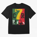 Portugal The Goat CR 7 World Cup 2026 Oversized T-Shirt Enjoy the Biggest Football Party of Global Football Passion for FIFA World Cup 2026, Featuring Mbappe and Neymar, Spain and Netherlands, Stadium Chants, National Pride, Trophy Dreams and