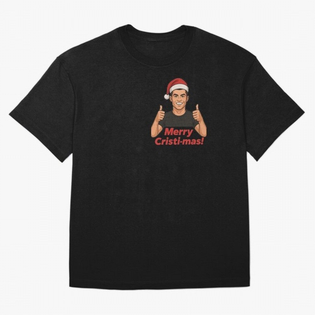 Merry Cristi-mas! CR7 Xmas holiday cheer Oversized T-Shirt Create Global Football Passion for FIFA World Cup 2026 USA Canada Mexico, Celebrating Haaland, France, Supporter Pride, Iconic Celebrations, Legendary Names and Global Match Day Energy;