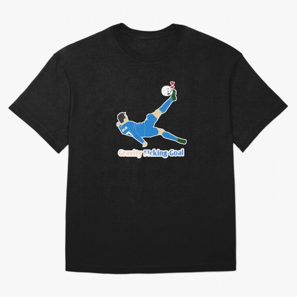 Cristiano Ronaldo Bicycle kick Oversized T-Shirt Keep the Match Day Mood of FIFA World Cup 2026 USA Canada Mexico for Fans of CR7 and Messi and Argentina, Bringing Soccer Culture, Superstar Moments, National Team Dreams and Competitive Fire;
