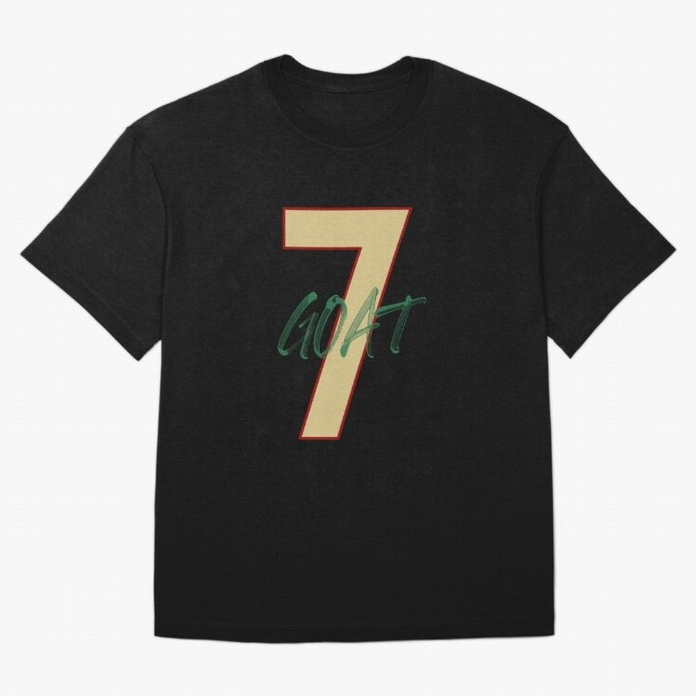Cristiano Ronaldo 7 GOAT Football Legend Poster Art Oversized T-Shirt Feel the Roar of FIFA World Cup 2026 for Fans of Messi, CR7 and Mbappe and Brazil, Bringing Sports Nostalgia, International Competition, Famous Players and Unforgettable