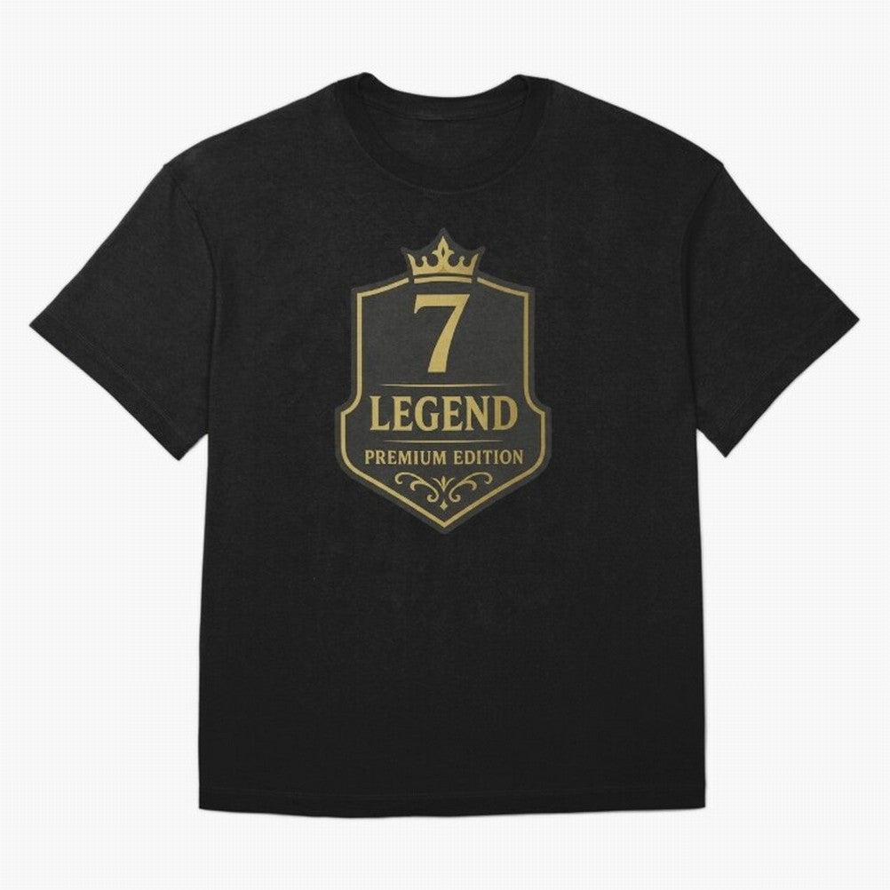 7Legend Football Inspired Number 7 T-Shirt Oversized T-Shirt Join the Countdown to Match Day Hype around FIFA World Cup 2026 Group Stage, Messi, Netherlands, Stadium Memories, Football Loyalty, International Chants and Championship Tradition;