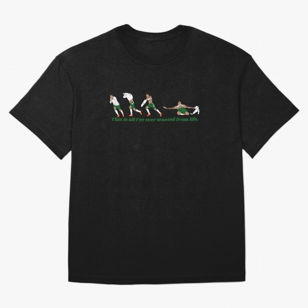 Troy Parrott Ireland Hat Trick Goal Celebration Minimalist Oversized T-Shirt Join Supporters Worldwide for FIFA World Cup 2026 Group Stage for Fans of Mbappe and Neymar and England, France and Netherlands, Bringing Champion Mindset, Group Stage