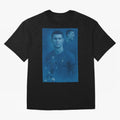 Blue Soccer Oversized T-Shirt Honor Football Greatness during Match Day Hype around FIFA World Cup 2026 Group Stage, CR7, England, France and Netherlands, Worldwide Fan Energy, Dramatic Goals, Stadium Lights and Championship Celebrations; Perfect