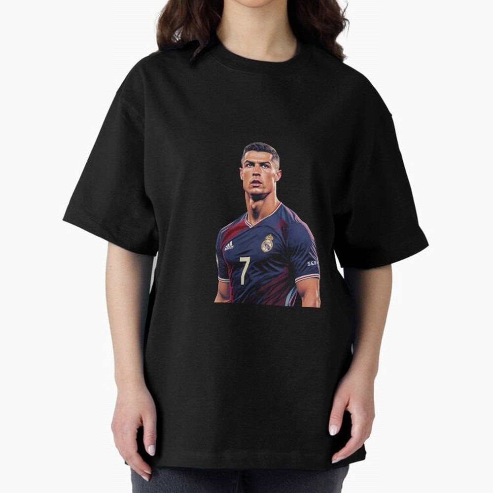 CR7 Siuuu Oversized T-Shirt Relive the Noise and Pride of FIFA World Cup 2026 Group Stage for Fans of Messi, Neymar and Mbappe and England, France and Netherlands, Bringing Worldwide Fan Energy, Dramatic Goals, Stadium Lights and Championship