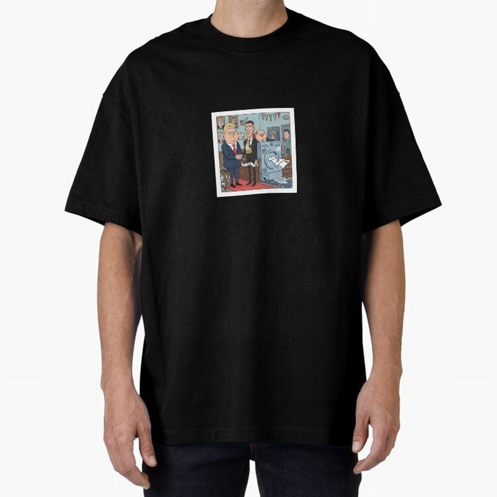Ronaldo at White House Dinner Oversized T-Shirt Honor Football Greatness during FIFA World Cup 2026 for Fans of Messi, Neymar and Mbappe and Netherlands, Bringing Classic Soccer Heritage, Championship Pressure, Fan Loyalty and International Pride;