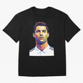 Cristiano Ronaldo Wpap Art Oversized T-Shirt Bring Supporter Culture to FIFA World Cup 2026 Spirit, Celebrating England, France and Netherlands, Mbappe and Neymar, Match Day Excitement, Supporter Culture, Golden Goals and Global Football Passion;
