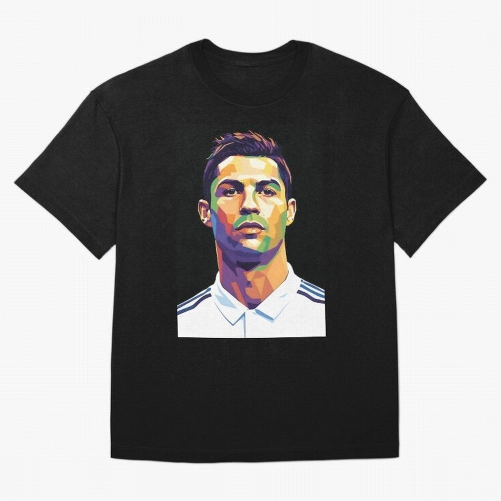 Cristiano Ronaldo Wpap Art Oversized T-Shirt Bring Supporter Culture to FIFA World Cup 2026 Spirit, Celebrating England, France and Netherlands, Mbappe and Neymar, Match Day Excitement, Supporter Culture, Golden Goals and Global Football Passion;