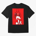 Cristiano Ronaldo Manchester United Silhouette ¨C Legendary Red Devil Artwork by GrizzlyGFX Oversized T-Shirt Upgrade Match Day Hype around FIFA World Cup 2026 Group Stage, Haaland, England, Retro Football Energy, Iconic Rivalries, Trophy Chase