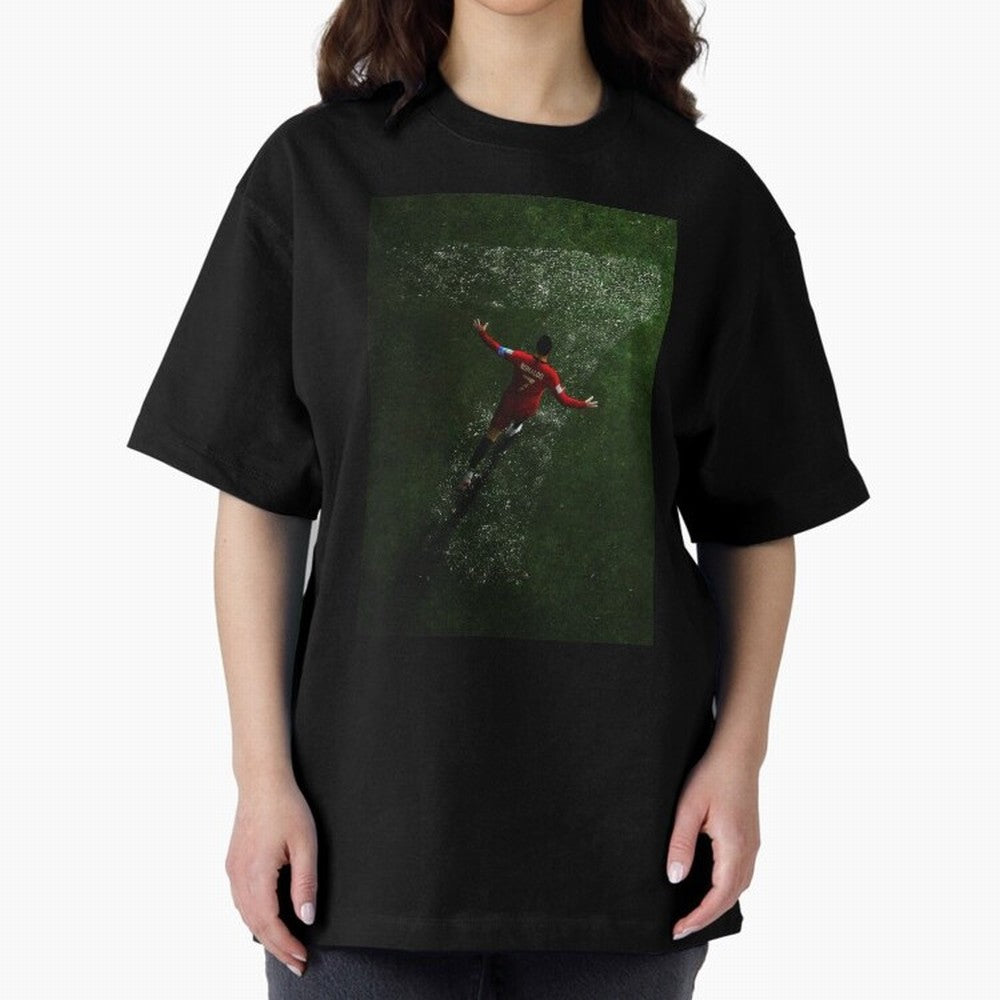 CR7 The G.O.A.T. Football Art - Cristiano Ronaldo Oversized T-Shirt Feel FIFA World Cup 2026 USA Canada Mexico Spirit, with Brazil, Neymar, Worldwide Fan Energy, Dramatic Goals, Stadium Lights and Championship Celebrations; Made for Collectors Who
