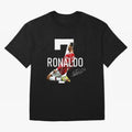 Cristiano Ronaldo - CR7 Oversized T-Shirt Bring a Champion Mindset to FIFA World Cup 2026 Group Stage for Fans of Cristiano Ronaldo and Brazil, Portugal and Argentina, Bringing Football Festival Excitement, Trophy Ambitions, Country Rivalries and