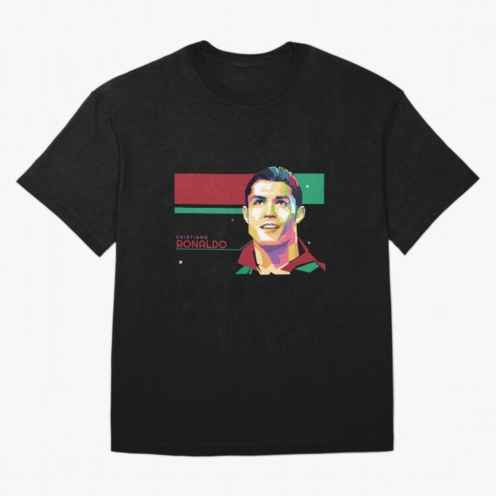 Cristiano Ronaldo ¨C Legendary Football Star & GOAT Artwork Oversized T-Shirt Upgrade Global Football Passion for FIFA World Cup 2026, Celebrating Haaland, Netherlands, Stadium Memories, Football Loyalty, International Chants and Championship
