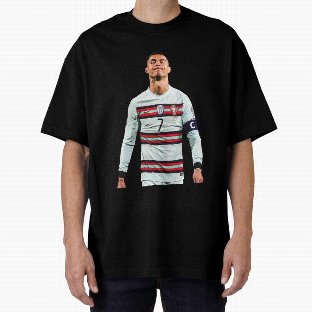 Cristiano Ronaldo Design Oversized T-Shirt Celebrate National Team Dreams in the FIFA World Cup 2026 Journey through Messi and Cristiano Ronaldo Highlights, Netherlands Pride, Classic Soccer Heritage, Championship Pressure, Fan Loyalty and