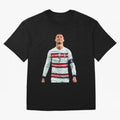 Cristiano Ronaldo Design Oversized T-Shirt Celebrate National Team Dreams in the FIFA World Cup 2026 Journey through Messi and Cristiano Ronaldo Highlights, Netherlands Pride, Classic Soccer Heritage, Championship Pressure, Fan Loyalty and