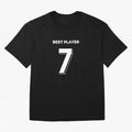 Legacy 7 Oversized T-Shirt Represent Football Lovers during the FIFA World Cup 2026 Group Stage Journey through Messi Highlights, Argentina and Brazil Pride, Global Supporter Spirit, Legendary Goals, National Colors and Tournament Celebration;