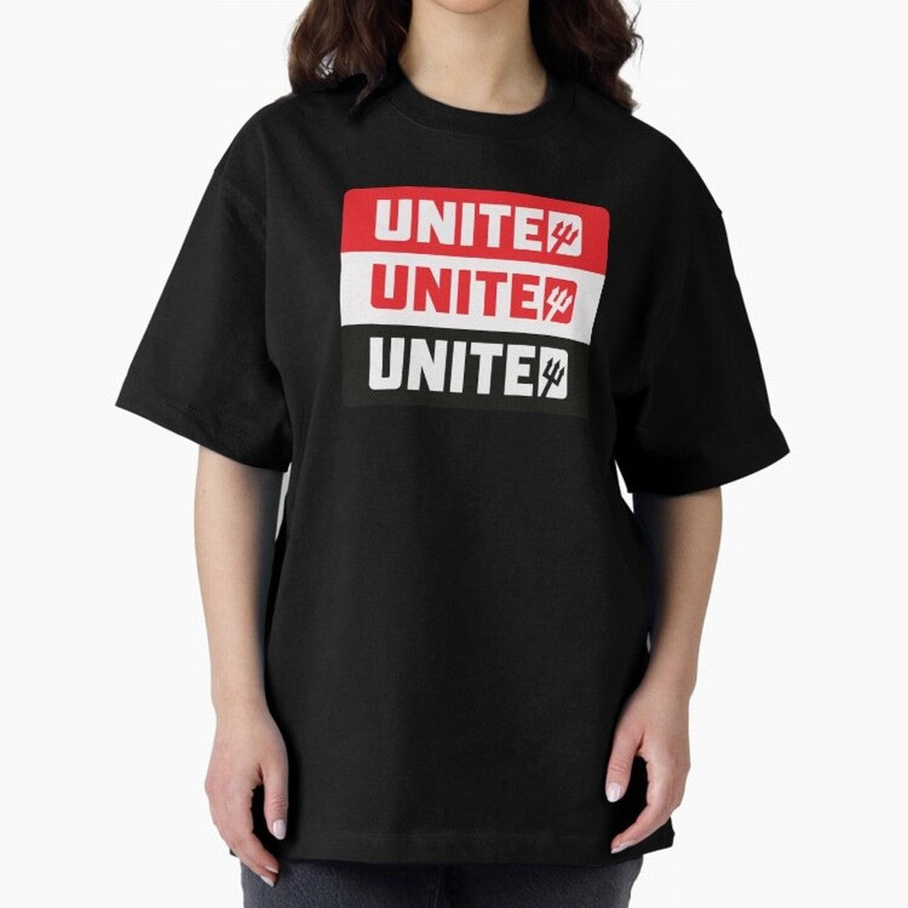 Manchester United United United Oversized T-Shirt Cheer for Global Football Passion for FIFA World Cup 2026 USA Canada Mexico, Centered on Messi, Neymar and Mbappe, Brazil, Portugal and Argentina, Retro Football Energy, Iconic Rivalries, Trophy