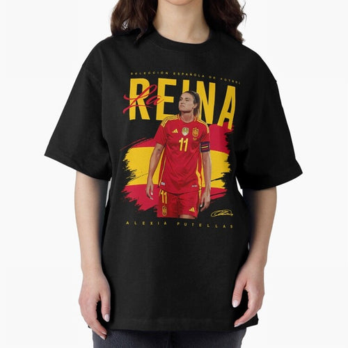 Alexia Putellas Oversized T-Shirt Carry National Pride through the FIFA World Cup 2026 Journey through Messi Highlights, Spain and Netherlands Pride, Football History, Final Match Energy, Crowd Noise and Once in a Lifetime Moments; Perfect for