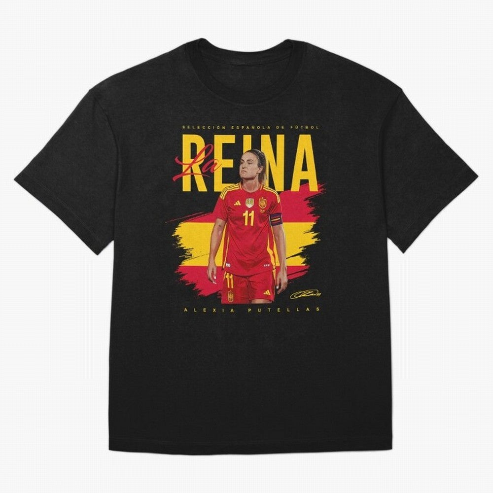Alexia Putellas Oversized T-Shirt Carry National Pride through the FIFA World Cup 2026 Journey through Messi Highlights, Spain and Netherlands Pride, Football History, Final Match Energy, Crowd Noise and Once in a Lifetime Moments; Perfect for