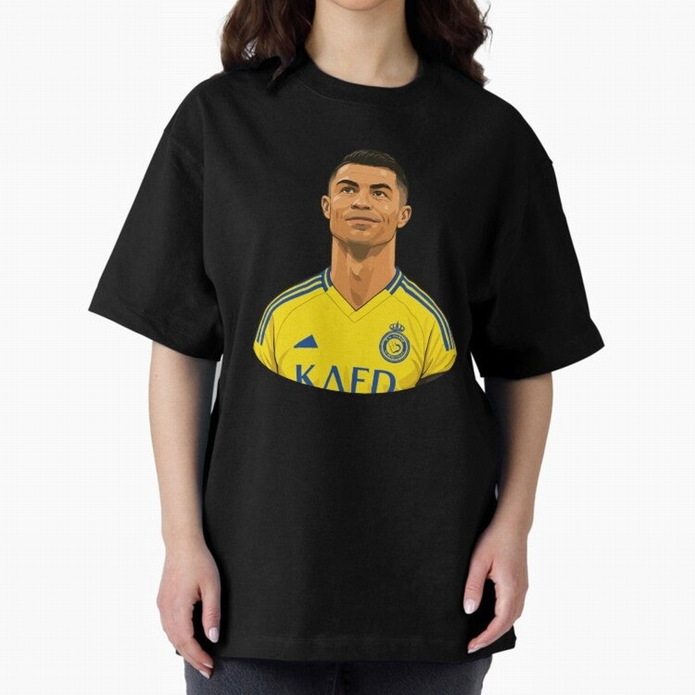 CR7 Oversized T-Shirt Remember the FIFA World Cup 2026 Journey through Neymar, Haaland and Cristiano Ronaldo Highlights, Brazil, Portugal and Argentina Pride, Match Day Excitement, Supporter Culture, Golden Goals and Global Football Passion;