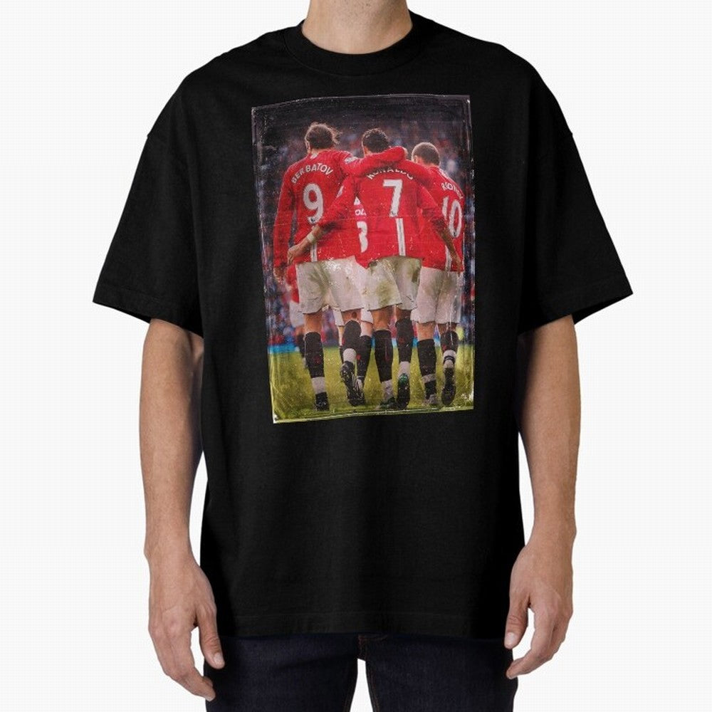 Ronaldo Berbatov Rooney Oversized T-Shirt Get Ready for Global Football Passion for FIFA World Cup 2026 USA Canada Mexico, Driven by Cristiano Ronaldo, Spain, Football Festival Excitement, Trophy Ambitions, Country Rivalries and Star Player Buzz;