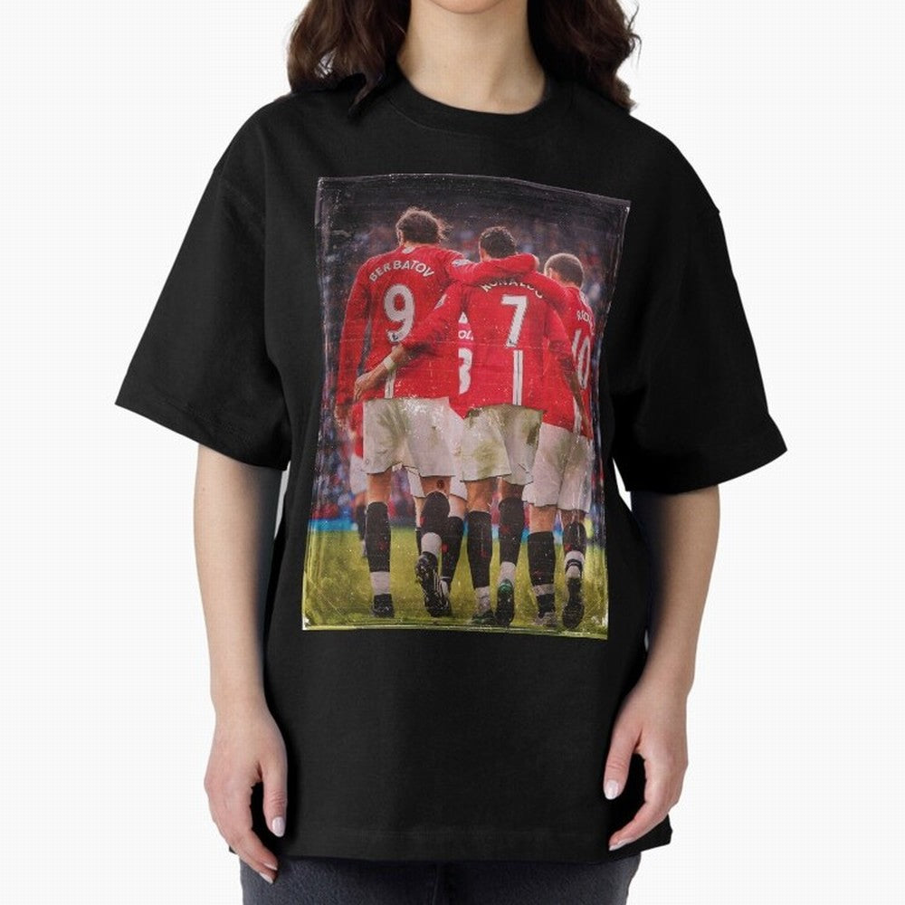 Ronaldo Berbatov Rooney Oversized T-Shirt Get Ready for Global Football Passion for FIFA World Cup 2026 USA Canada Mexico, Driven by Cristiano Ronaldo, Spain, Football Festival Excitement, Trophy Ambitions, Country Rivalries and Star Player Buzz;