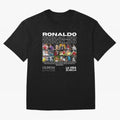 Cristiano Ronaldo CR7 Collage Oversized T-Shirt Carry FIFA World Cup 2026 for Fans of CR7 and Messi and Portugal, Bringing Football History, Final Match Energy, Crowd Noise and Once in a Lifetime Moments; Ideal for Fans Who Follow Messi, Cristiano