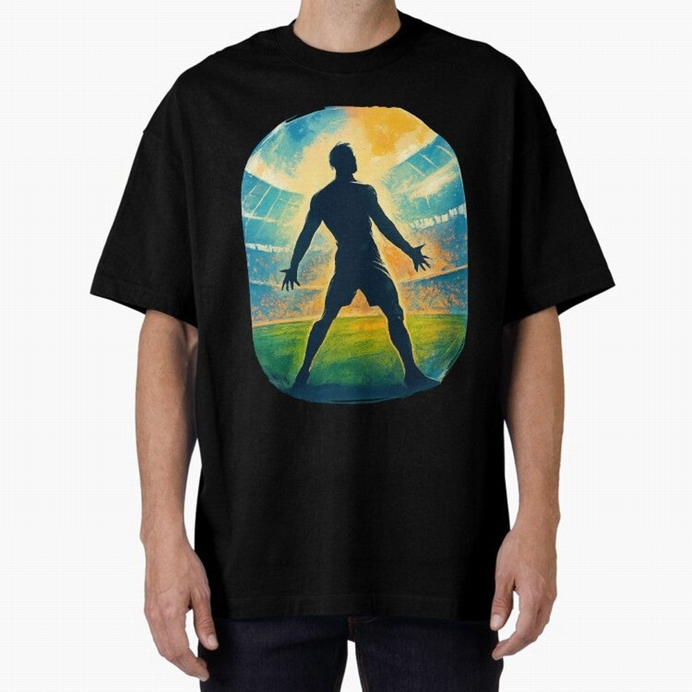 Cristiano Ronaldo CR7 Oversized T-Shirt Create FIFA World Cup 2026 for Fans of Neymar and England, Bringing Game Day Rituals, Football Legends, Country Pride and the Road to the Final; Perfect for People Who Love Argentina, Brazil, France, England,
