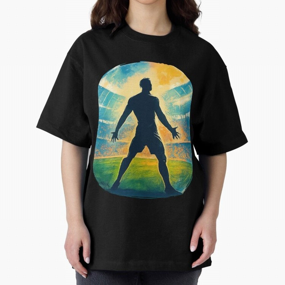 Cristiano Ronaldo CR7 Oversized T-Shirt Create FIFA World Cup 2026 for Fans of Neymar and England, Bringing Game Day Rituals, Football Legends, Country Pride and the Road to the Final; Perfect for People Who Love Argentina, Brazil, France, England,