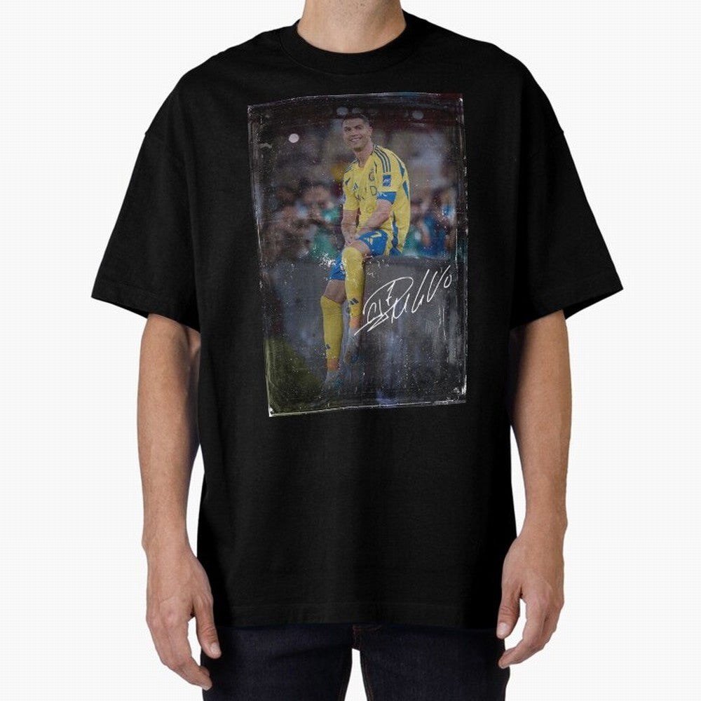 Cristiano Ronaldo Oversized T-Shirt Support the Legends of Global Football Passion for FIFA World Cup 2026, Inspired by CR7, Spain, Football Festival Excitement, Trophy Ambitions, Country Rivalries and Star Player Buzz; Built for Supporters Chasing