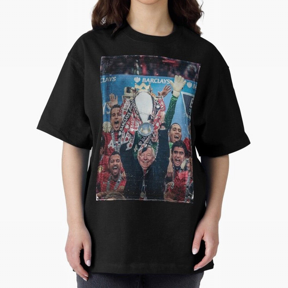 Sir Alex Ferguson Vintage Oversized T-Shirt Fuel Global Football Passion for FIFA World Cup 2026 Group Stage, Filled with CR7, England and Germany, Soccer Culture, Superstar Moments, National Team Dreams and Competitive Fire; Built for Supporters