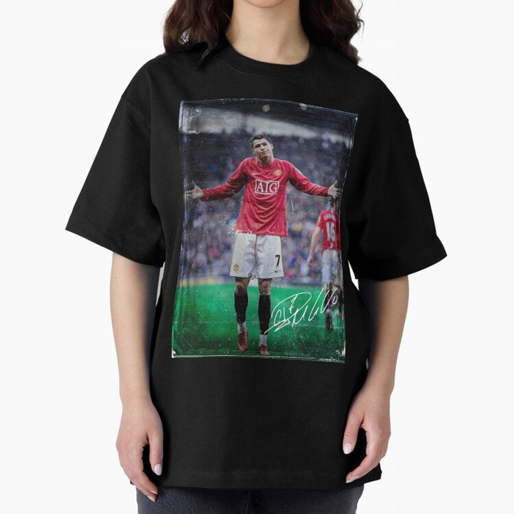 Cristiano Ronaldo Oversized T-Shirt Join Supporters Worldwide for FIFA World Cup 2026 USA Canada Mexico Inspired by Neymar, Haaland and Cristiano Ronaldo, Brazil Energy, Football Festival Excitement, Trophy Ambitions, Country Rivalries and Star
