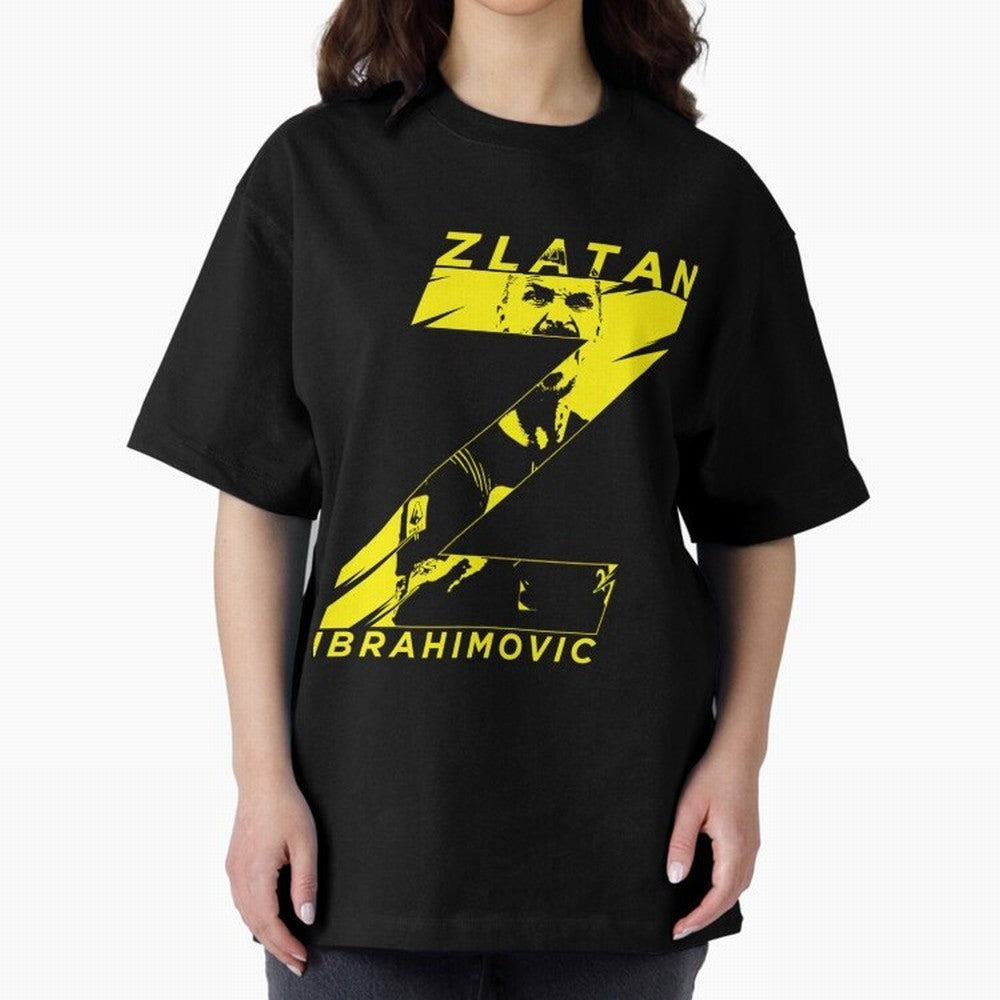 Zlatan Ibrahimovic Swedish God Gjq588 Oversized T-Shirt Show Fan Pride Across Global Football Passion for FIFA World Cup 2026 USA Canada Mexico, Driven by Messi, Spain, Football Festival Excitement, Trophy Ambitions, Country Rivalries and Star