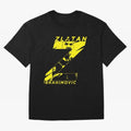 Zlatan Ibrahimovic Swedish God Gjq588 Oversized T-Shirt Show Fan Pride Across Global Football Passion for FIFA World Cup 2026 USA Canada Mexico, Driven by Messi, Spain, Football Festival Excitement, Trophy Ambitions, Country Rivalries and Star