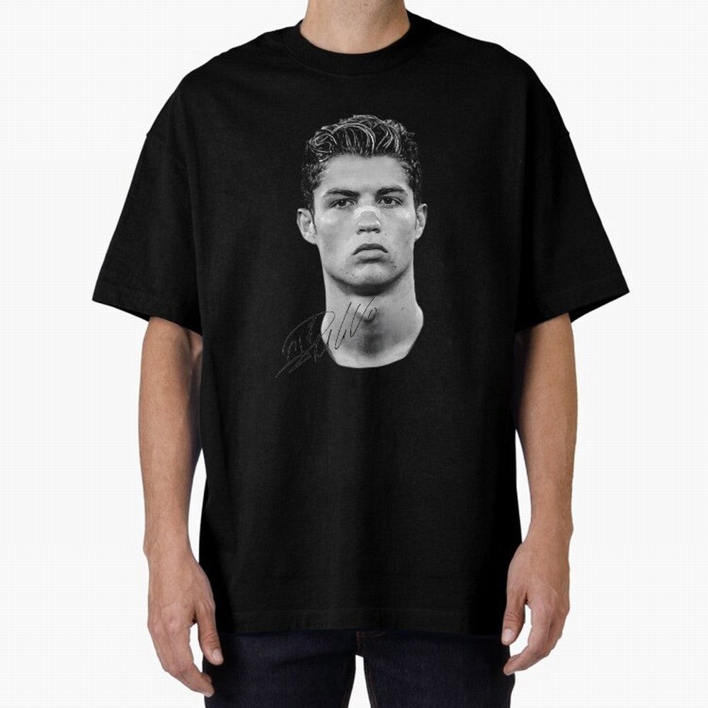 Cr7 - Streetwear Clothing Oversized T-Shirt Feel International Energy from Match Day Hype around FIFA World Cup 2026 Group Stage, Messi, CR7 and Mbappe, Spain and Netherlands, Supporter Pride, Iconic Celebrations, Legendary Names and Global Match