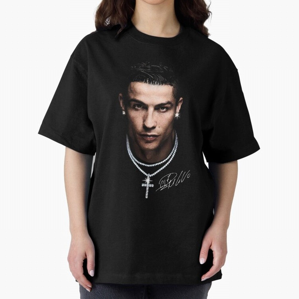 CR7 - Streetwear Clothing | Oversized T-Shirt Celebrate the Biggest Stage of FIFA World Cup 2026 for Fans of CR7 and France and Portugal, Bringing Stadium Memories, Football Loyalty, International Chants and Championship Tradition; Made for