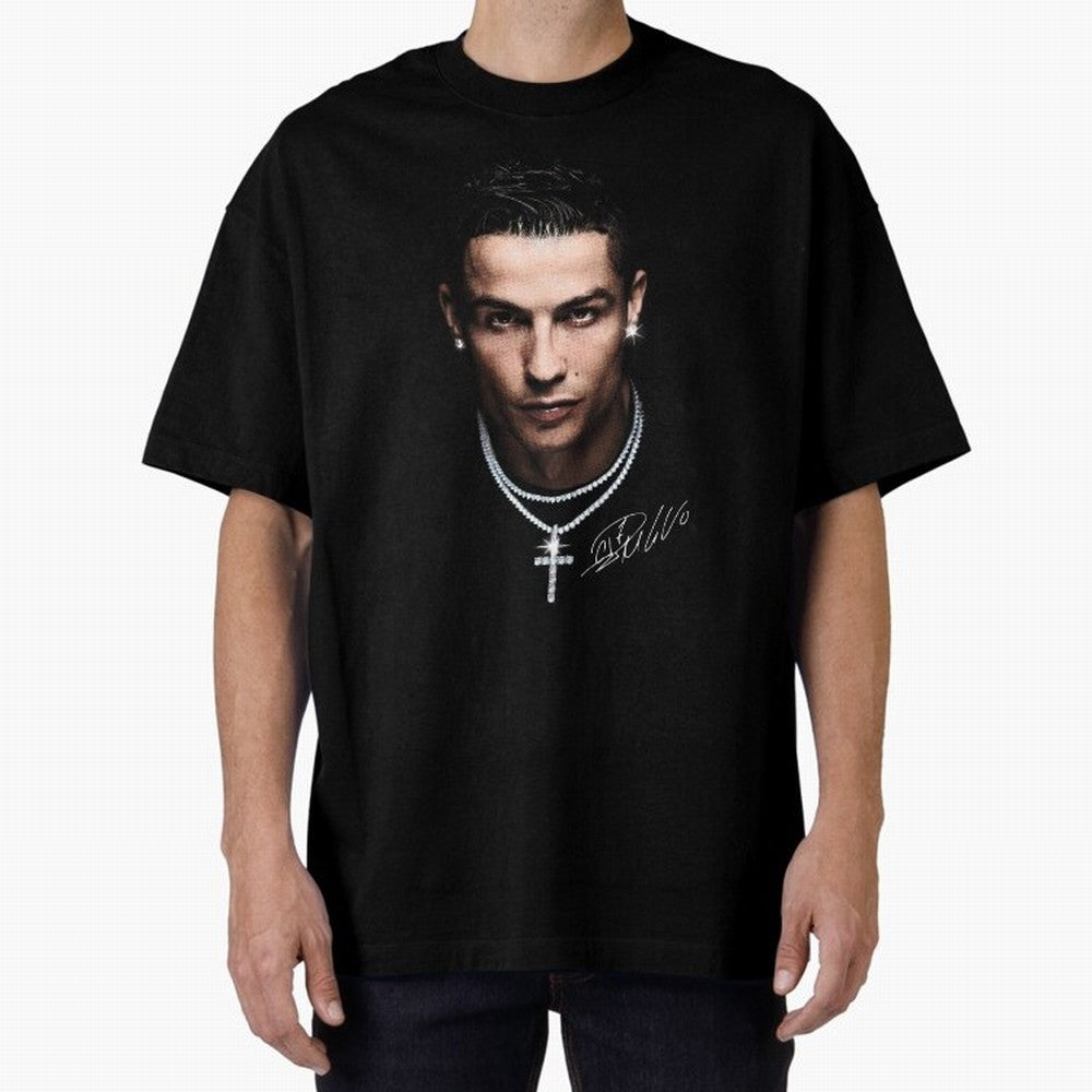 CR7 - Streetwear Clothing | Oversized T-Shirt Celebrate the Biggest Stage of FIFA World Cup 2026 for Fans of CR7 and France and Portugal, Bringing Stadium Memories, Football Loyalty, International Chants and Championship Tradition; Made for