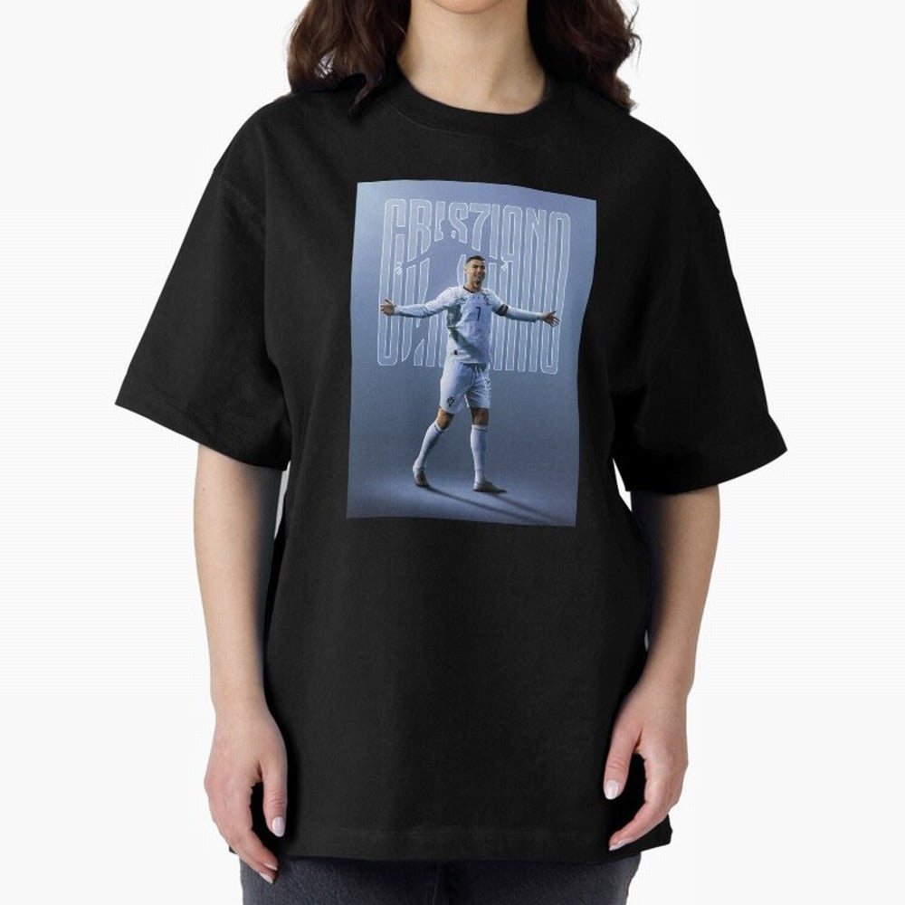 Football Royalty: Cristiano Ronaldo Oversized T-Shirt Enjoy the FIFA World Cup 2026 Group Stage Journey through Cristiano Ronaldo Highlights, Netherlands Pride, Football Festival Excitement, Trophy Ambitions, Country Rivalries and Star Player Buzz;