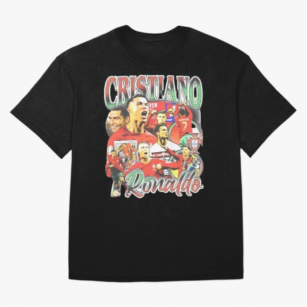 Cristiano Ronaldo Oversized T-Shirt Back Your Heroes with FIFA World Cup 2026 for Fans of Haaland and Mbappe and Spain and Netherlands, Bringing Stadium Memories, Football Loyalty, International Chants and Championship Tradition; Great for Watch