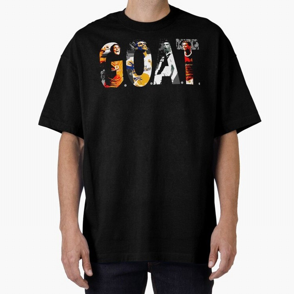Cristiano Ronaldo Oversized T-Shirt Upgrade FIFA World Cup 2026 Spirit, Featuring Germany, Haaland and Mbappe, Stadium Chants, National Pride, Trophy Dreams and Unforgettable Football Memories; Great for Watch Parties, Sports Bars, Family Nights,