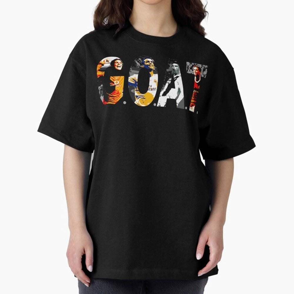 Cristiano Ronaldo Oversized T-Shirt Upgrade FIFA World Cup 2026 Spirit, Featuring Germany, Haaland and Mbappe, Stadium Chants, National Pride, Trophy Dreams and Unforgettable Football Memories; Great for Watch Parties, Sports Bars, Family Nights,