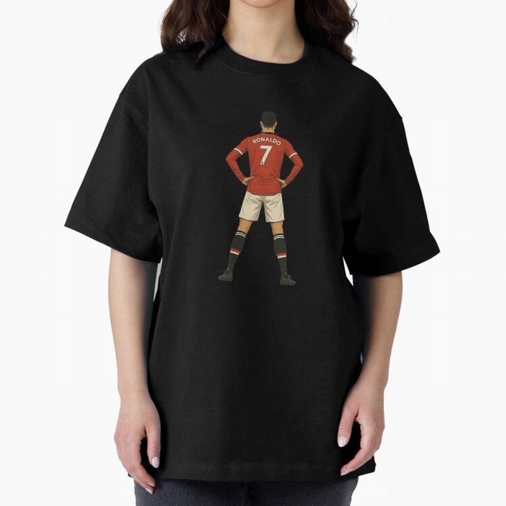 Ronaldo Oversized T-Shirt Celebrate Football Dreams Across FIFA World Cup 2026 Spirit, Built around Spain, Mbappe, Football Passion, Legendary Performances, Festival Vibes and Supporter Community; Built for Supporters Chasing Trophy Dreams, Final