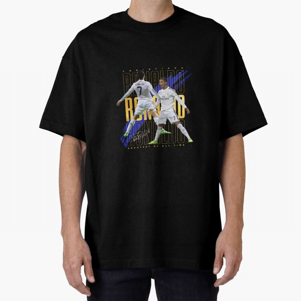 Cristiano Ronaldo Suuiii! Oversized T-Shirt Represent the Passion of FIFA World Cup 2026 Group Stage for Fans of Mbappe and France and Portugal, Bringing Goal Celebration Energy, Supporter Heritage, Football Icons and Worldwide Tournament Joy;